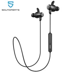 Hoofdtelefoons Soundpeats Q35HD Bluetooth 5.0 Draadloze oortelefoons IPX8 Waterdichte sport oortelefoon met magnetisch opladen APTX HD 14 uur speeltijd