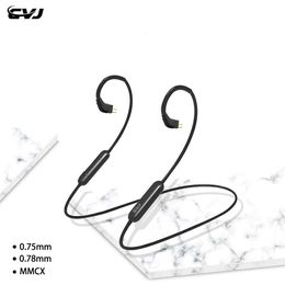 Écouteurs Super bon marché Cvj Ct1, câble Bluetooth à 2 broches ou Mmcx pour écouteurs Hifi Iem Kz Trn Qkz Blon Kbear Cca Tfz, meilleur choix