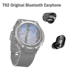 Écouteur T92 Falle Bluetooth d'origine Hifi HiFi Qualité de la qualité des bouchons d'oreille imperméable s'appliquent à la charge portable des montres intelligentes T92