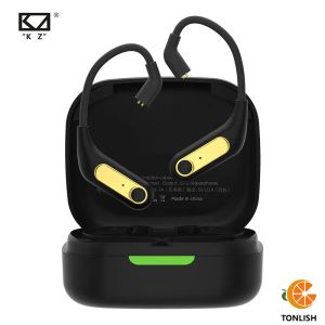 Écouteurs Tonlish KZ AZ15 Amélioration du casque sans fil Bluetooth compatible Câble de fil sans fil Connecteur de broches B / C avec boîtier de chargement