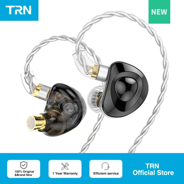 Auriculares TRN MT4 2DD InEar con controladores dinámicos duales para sonido y graves de alta fidelidad