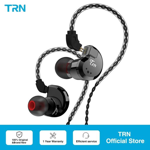 Écouteurs TRN V80 2BA + 2DD hybride métal dans l'oreille écouteur IEM HIFI DJ Monito course Sport écouteur bouchon d'oreille casque détachable pour KZ MT4