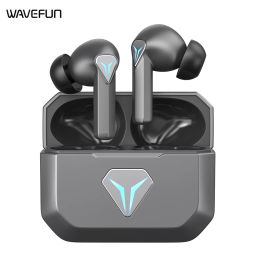 Écouteur WaveFun G100 Bluetooth Elews Wireless Gaming Écouteurs CASHPHONES GAMING CONTRÔLE DE LA LAFENCE DE LA LAFENCE CONTRAIN