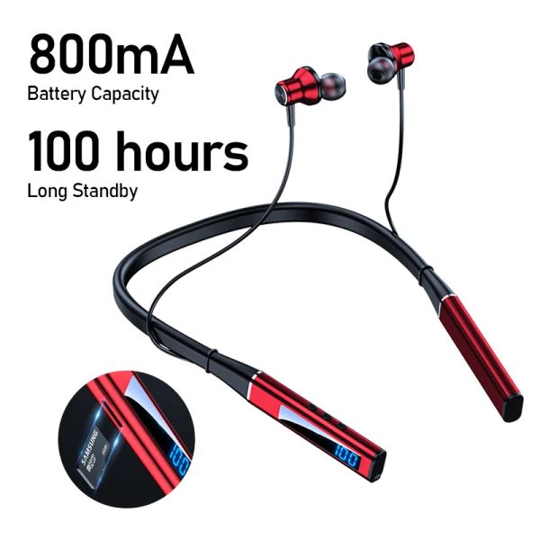 Auriculares WBP18 Auriculares Bluetooth 5.3 Auriculares inalámbricos 100 horas Reproducción de la banda impermeable Auriculares inalámbricos Reducción de ruido Sports