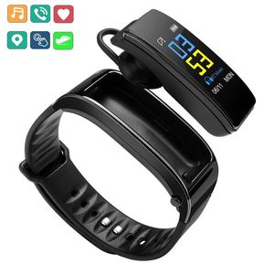 Écouteurs sans fil Bluetooth, montre intelligente, écouteurs, moniteur de santé, podomètre, Bracelet de remise en forme, Bracelet intelligent, casque Bluetooth