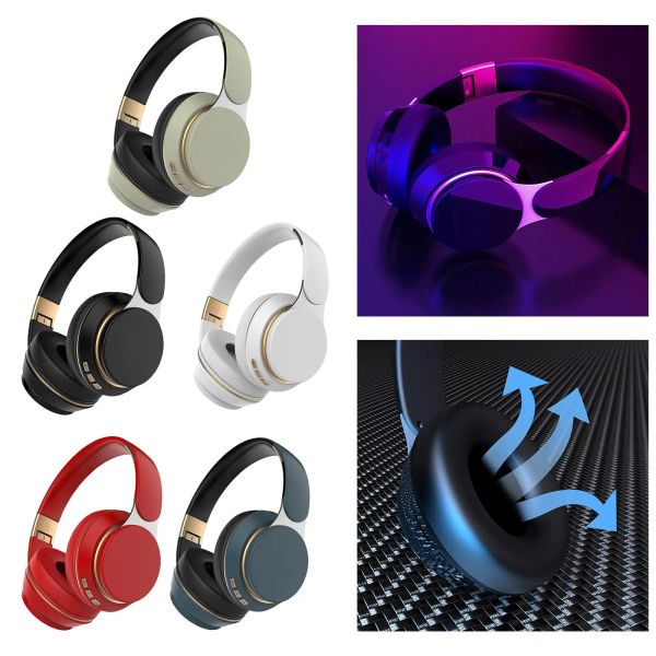 Casque / Casque Bluetooth Sans Fil Stéréo HiFi avec Micro Pour Ordinateur Portable PC TV