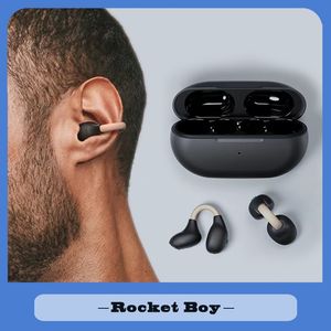 Écouteurs Clip Clip Cripte sans os Écouteur Écouteur Bluetooth 5.3 Clip d'oreilles Boucles d'oreilles Sports Eatephone Earbud Hook avec microphone