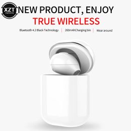 Écouteurs X20 Ultra Mini sans fil, écouteurs intra-auriculaires cachés avec bouton de commande, écouteurs Bluetooth étanches avec étui de chargement