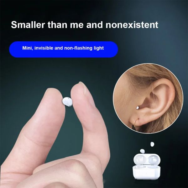 Écouteurs X6 TWS Wireless LNVisible Bluetooth Headphones Mini Seminear Earbuds Réduction du bruit Sports Heorephones de jeu tactile
