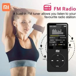 Casque Xiaomi Mp3 Mp4 Player 16 Go Carte mémoire Portable Écran numérique Musique Radio FM Enregistrement vocal Haut-parleur HD intégré avec vue photo
