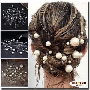 Coiffures 20pcs or et argent perle pince à cheveux Costume style Hanbok coiffure mariée demoiselle d'honneur couvre-chef fournitures de fête