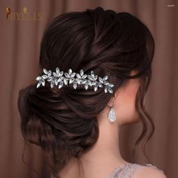 Headpieces A483 Wedding Bruid Crystal Hair Comb Silver Rhinestones Bridal Pieces Vintage Clip Accessoires voor vrouwen en meisje