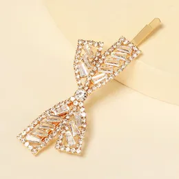 Headpieces Bowknot Rhinestone Hair Forks Clips For Women Accessories Haarspelden feestjuwelen Bruid -kopstuk Bruidsmeisje Gift