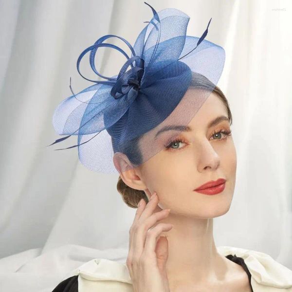 Coiffes créatives Bowknot chapeau femme coiffeur coiffeur décoratif coiffure accessoire de commis de mariée