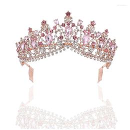 Headpieces kruis grenzen door de verkoop van barokke bruids kroonhoofdtooi met kam steigatorhaar sieraden prinses trouwjurk accessori