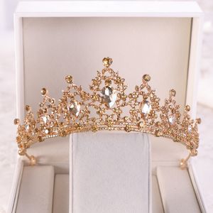 Headpieces Crown Bruid Haar ornament Verjaardag Crystal Crown Wedding Hoofdtooi