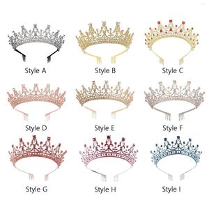 Coiffes couronne cheveux accessoires cadeau princesse diadème mariée Quinceanera pour les femmes fête anniversaire reconstitution historique Halloween bal