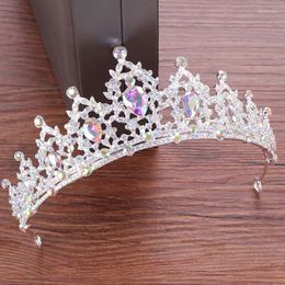 Headpieces Crystal Tiara Crown Hair Accessories Wedding Bruidal Women Head Piece Sieraden Princess Hoofdtooi Diadeem