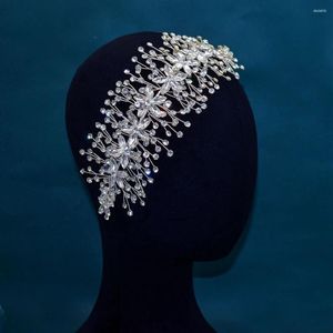 Headpieces DZ004 Barokke headnband Crystal Wedding Hair Accessoires Vintage vrouwen Hoofdtooi Princess Head Jewelry Pageant