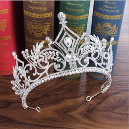 Hoofddeksels Elegante Bruidssieraden Europese Kristal Grote Kronen Bruiloft Haaraccessoires Bruiloft Bruid Headpieces235d