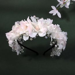 Coiffes mode Bohemian Flower vignes bandeau pour la mariée accessoires de mariage concours de fête princesse Girls Floral Wreatch.