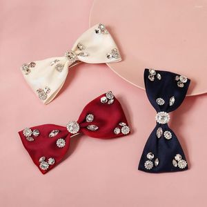 Coiffures mode Clip de cheveux bowknot coréen big bower Barrets en strass kawaii accessoires pour femmes cadeaux de Noël