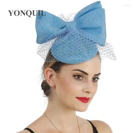 Tocados Fashion Bride Wedding Hats Fascinator Accesorios para el cabello Bow Fiesta Mujeres