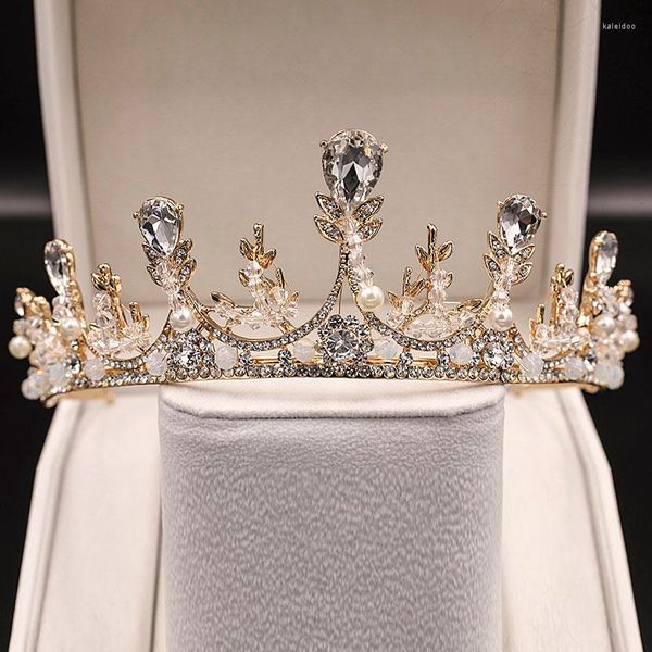 Coiffes GH0303B Couronne Femme 18e Anniversaire Super Fée Coiffe De Mariée Baroque Mariage Coréen