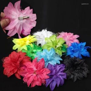 Hoofddeksels Meisjes Kunstmatige Veer Bloem Haarspelden Bruiloft Bruids Haar Clips Barrette Party Accessoires Hoofddeksels Geschenken Drop-Ship