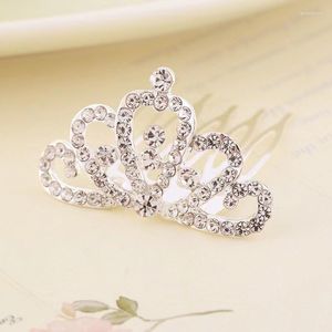 Accessoires pour cheveux, petite couronne, peigne, Clip, cadeau d'anniversaire pour fille, couvre-chef, robe de spectacle de princesse pour enfants