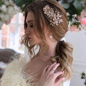 Headpieces HP302 Classic European Princess Bride Headwar Wedding Hair Accessoires Girl Prom Sieraden Tiara Tiara met Comb Bruidsmeisje ornamenten