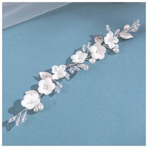 Kopfbedeckungen, Perlenfassung, weibliche Brauthaarbänder, elegante handgefertigte Strasssteine, Haarschmuck für Bankett, Hochzeit, Maskerade