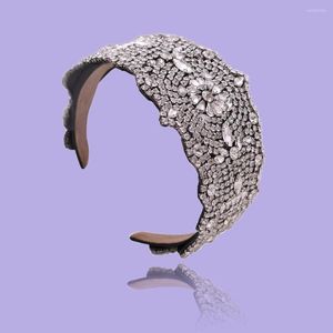 Headpieces S233-D Silver Bruidal Crown Wedding Headbands For Hair Woman Luxury Jewelry Band