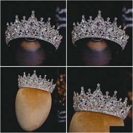 Headpieces Super Flash Rhinestone Bridal Crown met make -up p oraphy jurk bruiloft verjaardag monster accessoires groothandel druppel dhmfj