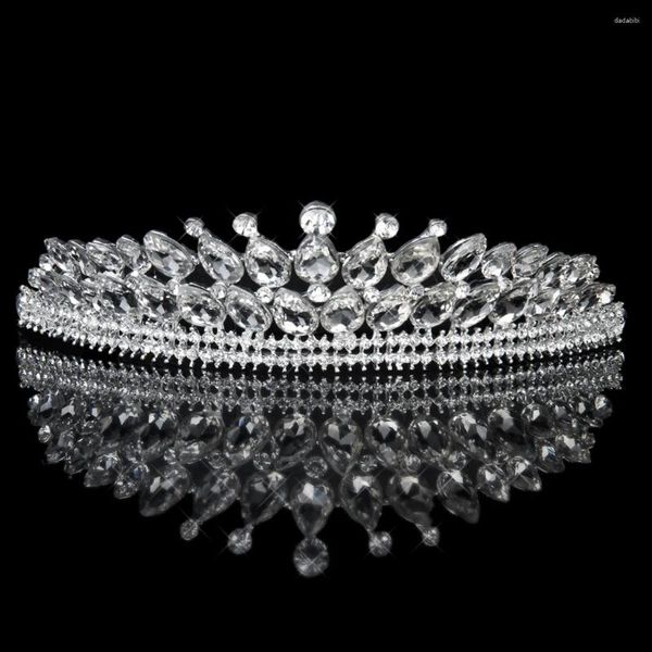 Boda para la novia para la novia - Accesorios para el cabello de la diadema de diadema de tiara nupcial