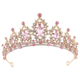 Coiffes mariage complet scintillant diamant creux couronne grande rond léger pour la mariée de demoiselle d'honneur princesse costume