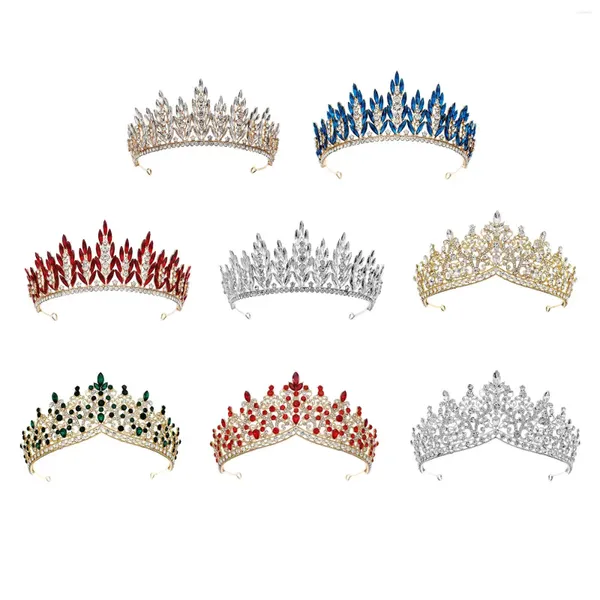 Tocados Boda Tiara Tiara Targén de banda de cabello Regalo Corona Princesa para cumpleaños Pogografía de banquete