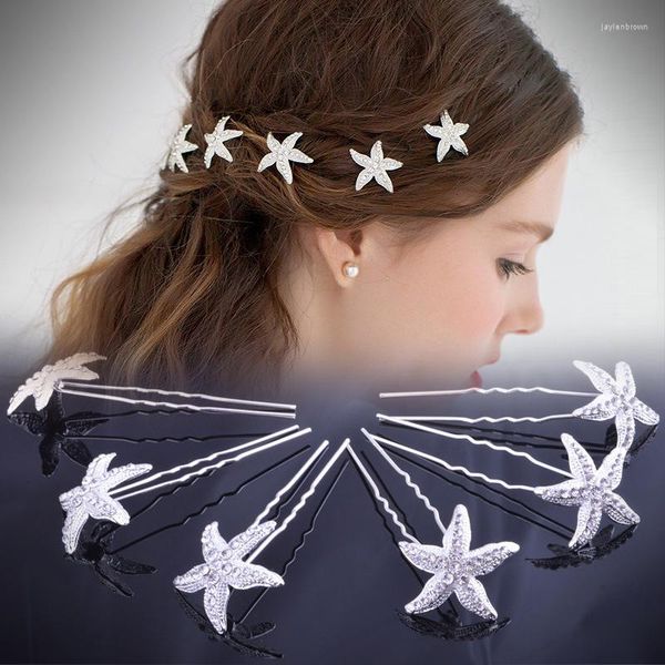 Coiffes Femmes En Forme De U Broche En Métal Barrette Clip Épingles À Cheveux Simulé Perle Diadème De Mariée Accessoires De Cheveux De Mariage Coiffure Outils De Conception