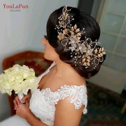 Coiffes youlapan hp282 fleur girl de mariage accessoires de cheveux de mariage concours de couronne et de diadème de bijou