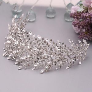 Kopfbedeckungen YouLaPan HP312 Brauthaarteile Bridemaids Kopf Kristall Stirnbänder für Frauen Juwelenbesetzte Accessoires Strass Tiara