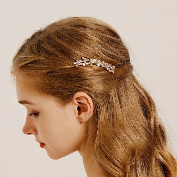 Coiffes zirconia stratone hair plaque peigne mode bijoux bijoux accessoires de demoiselle d'honneur de mariage nuptial cadeaux