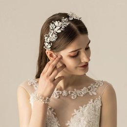 Headpieces ZMHP272 Bruid Haaraccessoires Wedding Clip Kroon Hoofdband Rhinestone Bridal Tiara Band Hoofdbanden voor vrouw