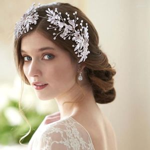 Headpieces ZMHP272 Silver Diamond Clips Haar wijnstokken voor bruiloft Flower Crown Bruid Bride Bostert Accessoires Decoratie