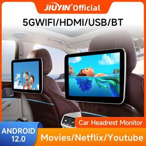 Hoofdsteun Monitor IPS Android12 Tablet Touchscreen Voor Auto Achterbank Speler Video Muziek Bluetooth AirPlay HDMI