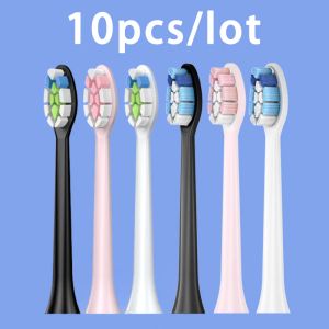 Têtes 10pcs brosse à dents électrique têtes de remplacement des poils