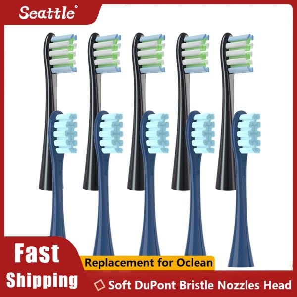 Heads 10pcs Remplacement Brush Heads for Oclean X / X Pro / Z1 / F1 / One / Air 2 / SE SONIC Electric Electric Brosse Dupont Soft Hozzle