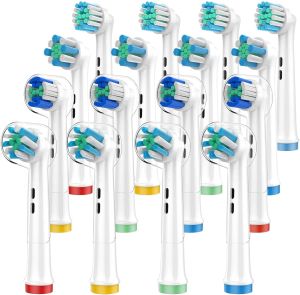 Têtes 16pcs têtes de brosse à dents électriques professionnelles têtes de brossage recharge pour oralb 7000 / pro 1000/9600/500/3000/8000