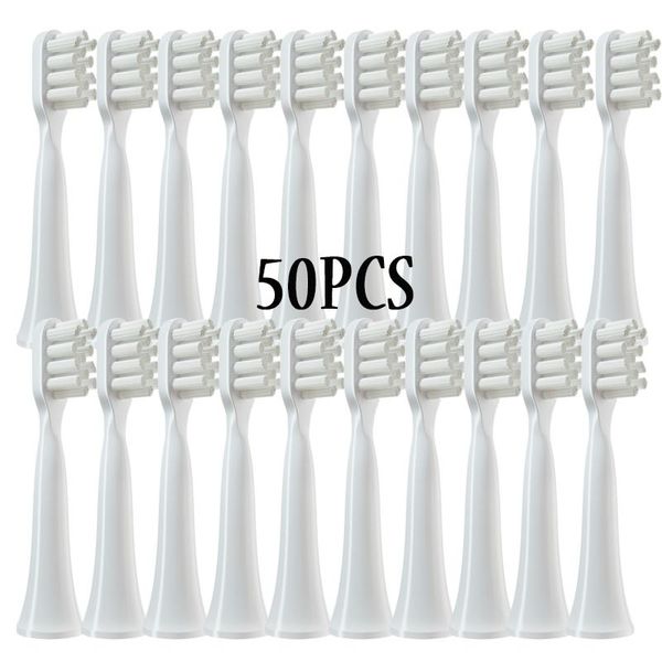 Cabezales 2050pcs/set Reemplace los cabezales de cepillo para Xiaomi T100 White limpio Vacuum Soft DuPont Bristle Brish Boquetas Al por mayor Care