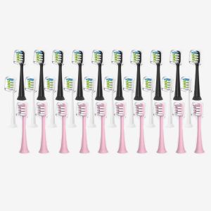 Têtes 20pcs têtes de brosse à dents remplaçables compatibles avec Xiaomi SooCare x1 x3 x5 Sonic Electric Bross Bross Builles Vas