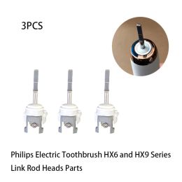 Têtes 3pcs Rod de liaison de brosse à dents Philips d'origine pour HX9140 HX9112 HX9172 HX9322 HX9332 HX9342 HX9352 Pièces de réparation de brosse à dents électriques